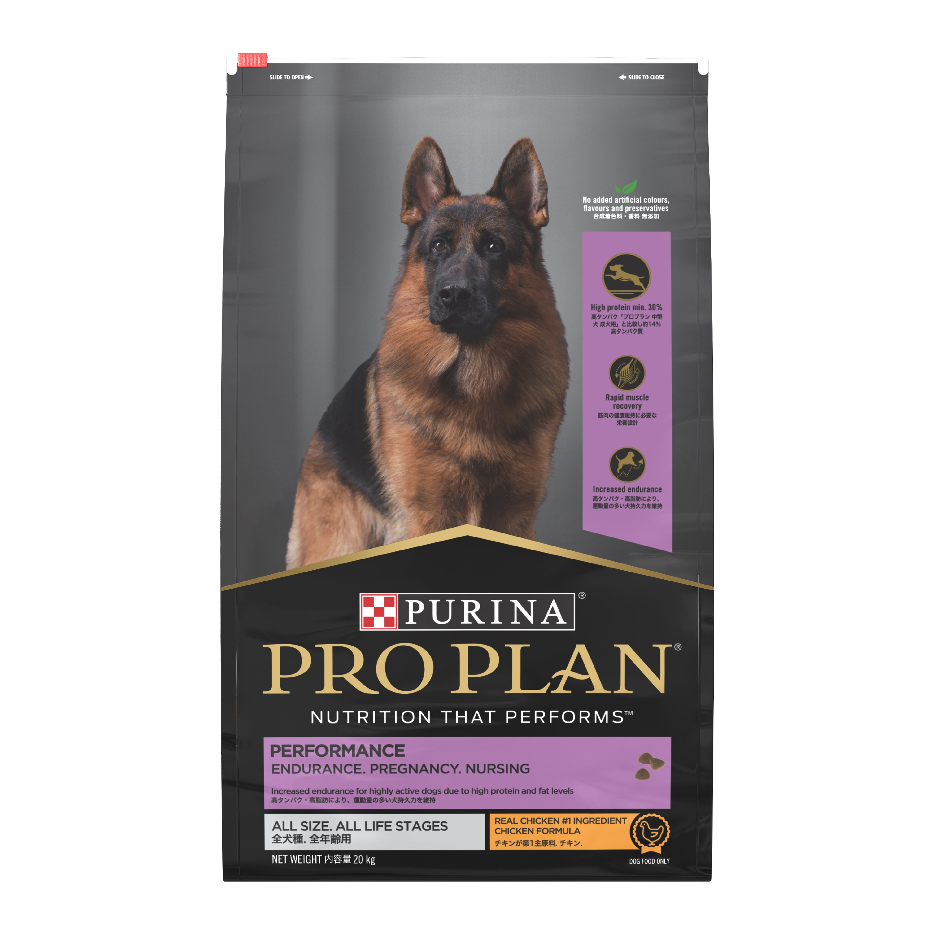 PRO PLAN Performance All Size with High Protein - Dry Dog Food