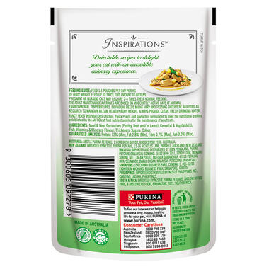 Fancy Feast Inspirations Chicken, Pasta Pearls & Spinach Wet Cat Food