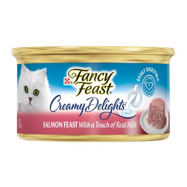 Fancy Feast Creamy Delights Salmon Wet Cat Food Purina