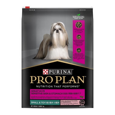 PRO PLAN Adult Small & Toy Sensitive Skin & Stomach Salmon & Mackerel Formula with Prebiotic Fibre Dry Dog Food