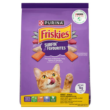 FRISKIES Surfin Favourites Dry Cat Food