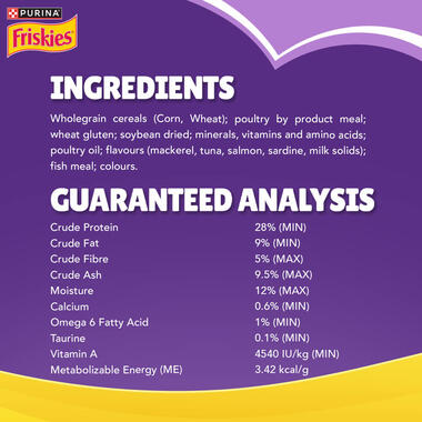 FRISKIES Surfin Favourites Ingredients and GA