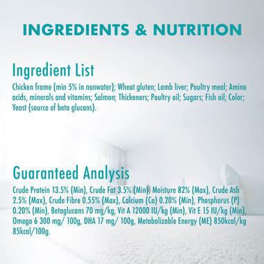 Wet Healthy Kitten ingredients and nutrition